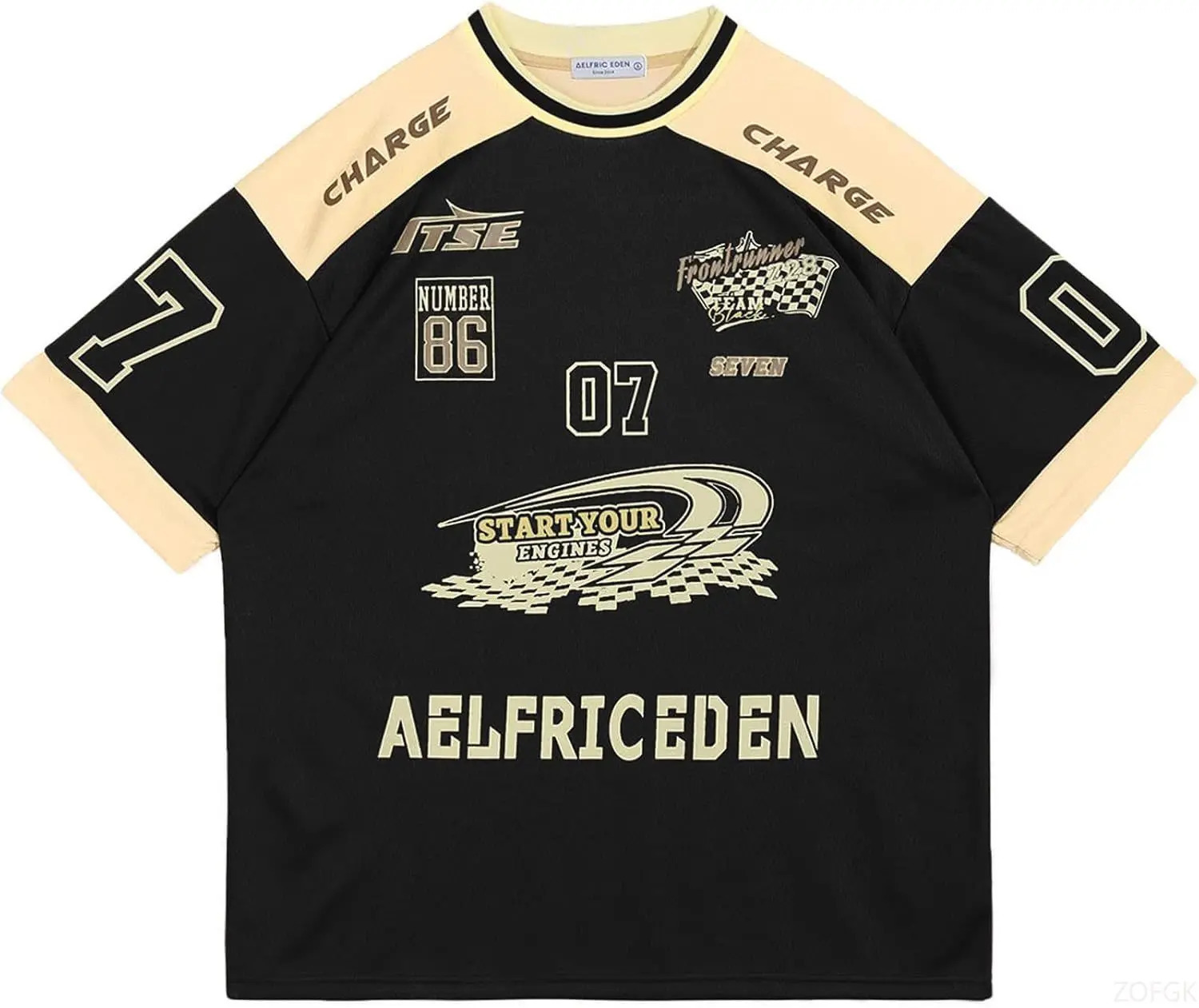 Aelfric Eden 90s Oversized T Shirts man Grahpic Printed Casual Tees Streetwear Vintage Summer Top Tshirt 251107