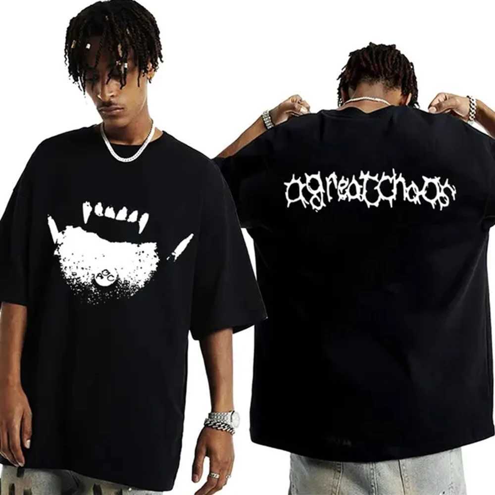 Ken Carson AGC Actual Hate Youth X Upper T-shirt A Big Mess Opium Printed Mens T-shirt 100% Cotton T-shirtXJ250409