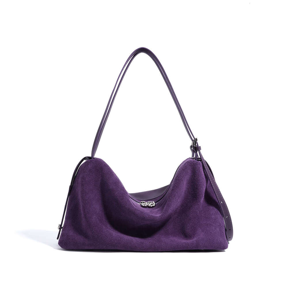 Luxury Bag Designer New Niche Fashion Simple High-End Matte Pillow Women's Boston Commuter Underarm Shoulder Bag Bowling Tote