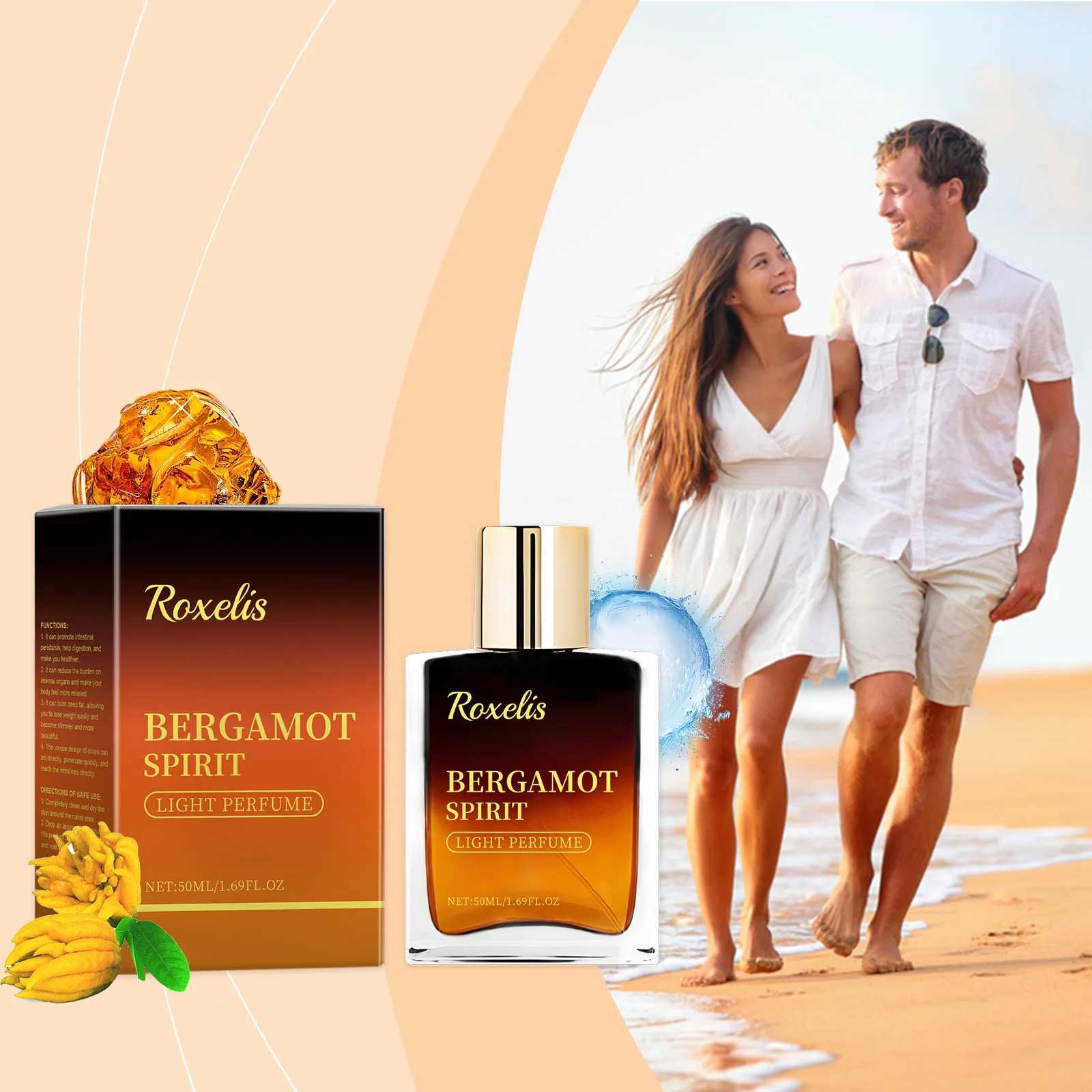 Roxelis 50ml Mens Bergamot perfume Dating Lasting Pheromone perfume Fresh Deodorant Charming perfumeXJ250409