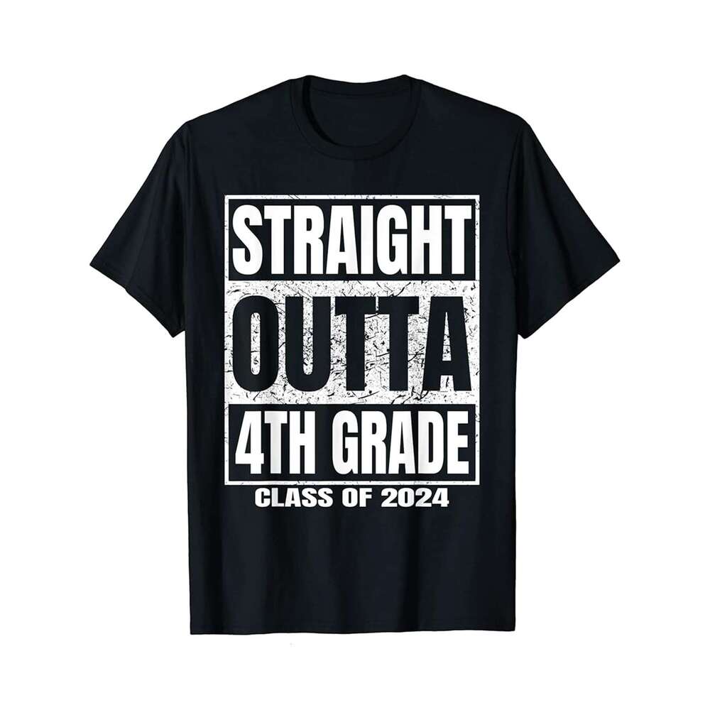 Designer T shirt Straight Outta 7th Grade Class 2023 Seventh Grade Graduation - 220g Tshits