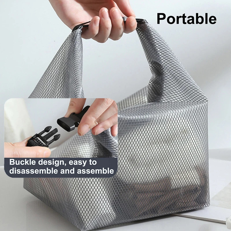 Large capacity waterproof cosmetic storage bag portable handbag 250408