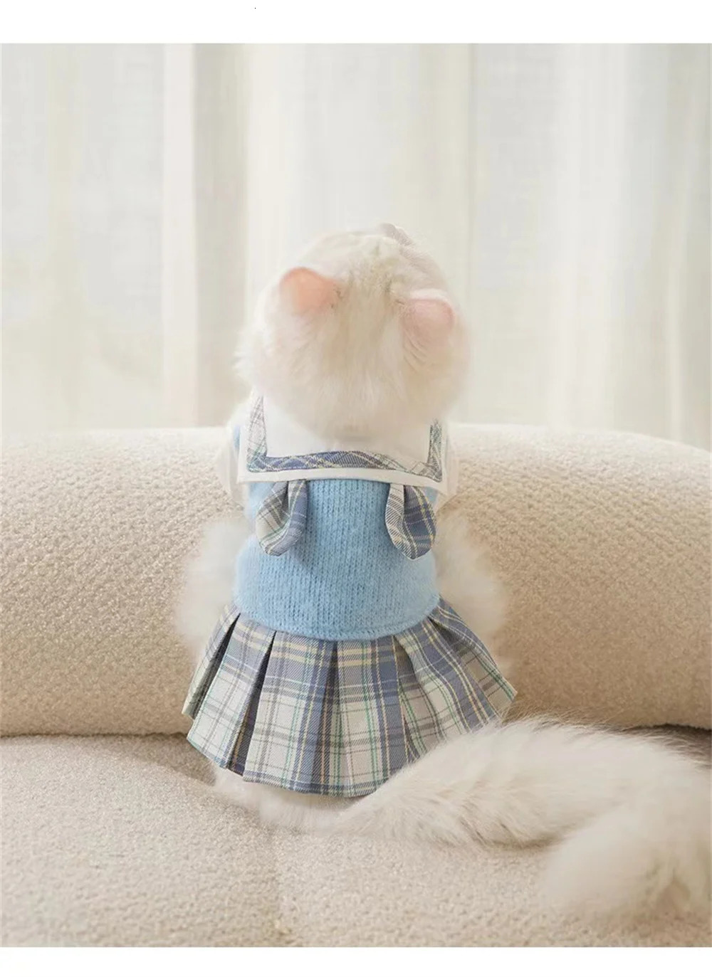 Pet fashion and beautiful Jk mesh dress for dogs and cats clothing and supplies for dogs pet clothing 250409