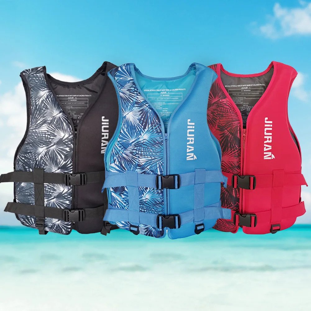 Adjustable water sports life jacket chloroprene rubber warm life jacket wear-resistant soft safe multi-purpose outdoor accessories 250409