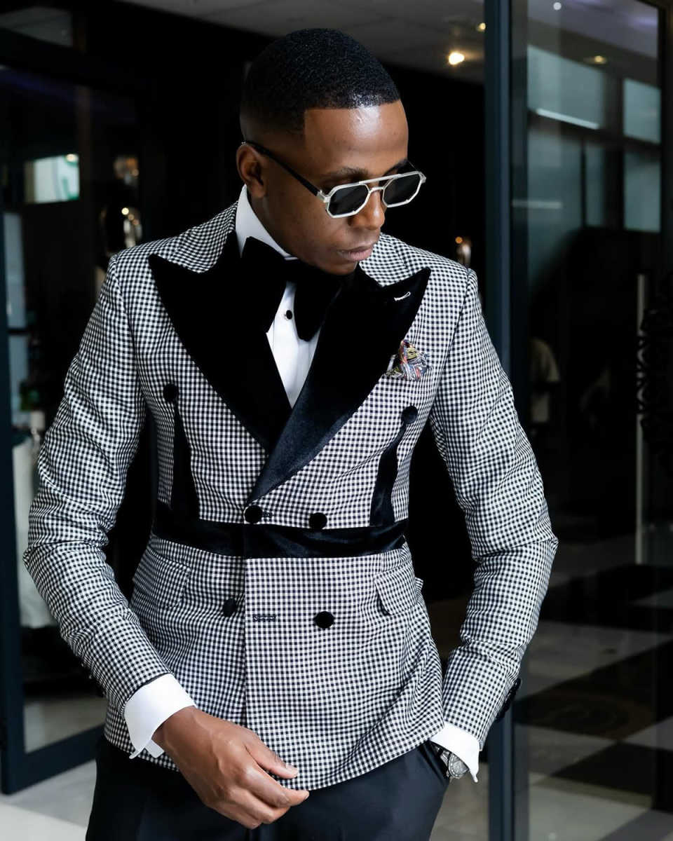 Classic Wedding Men Suit Party Suit 2-Pieces Coat Pants Closure Collar Tailor-Made Groom Groomsman Formal Occasions Size Customized Suit M251014