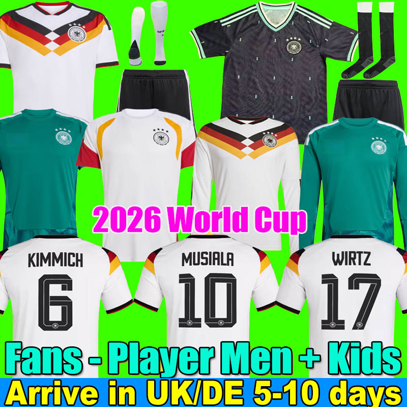 2026 Germany soccer jersey World Cup football shirt 25 26 FULLKRUG HUMMELS KROOS GNABRY WERNER DRAXLER REUS MULLER GOTZE Player version goalkeeper Men Kids Kit Set