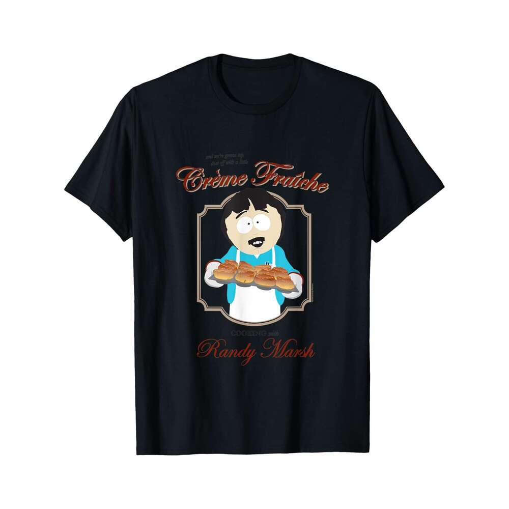 Designer T shirt South Park Cartoon Series Goth Mens Character Lineup - 220g Tshits