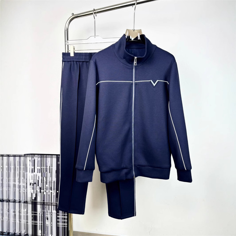 High Correct Version 25Fw Spring Winter New Men's Sports And Leisure V Home Space Cotton Trendy Luxury Set