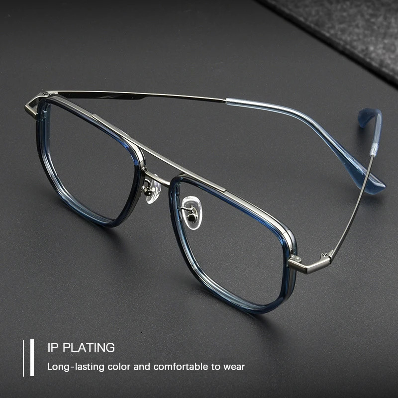 2024 Oversize Glasses Frame Men Square Myopia Optical Prescription TR90 Eyeglasses Women Male Ultralight Eyewear 250407