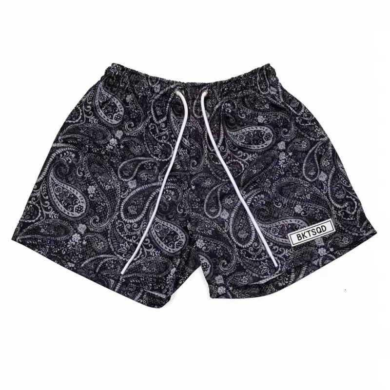 Summer Mesh Basketball Shorts Mens Fast Drying Loose Sports Fashion Running Beach 250409