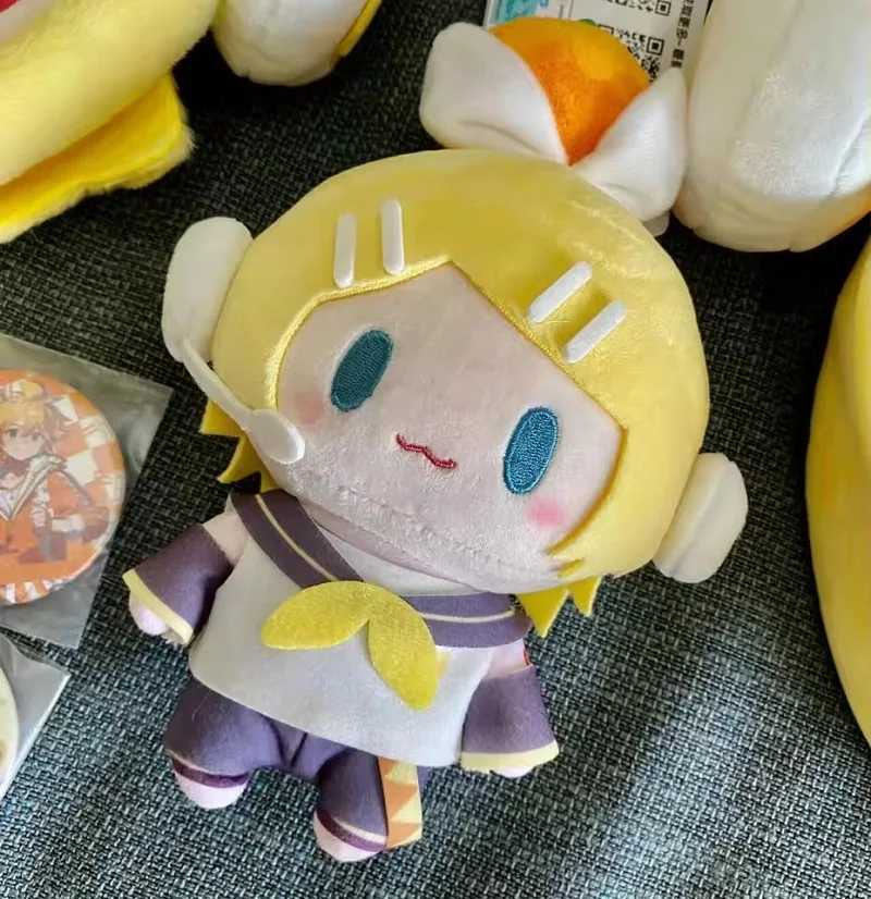 Plush toy keychain Kagamine Len Rin backpack charm anime peripheral cute stuffed doll bag decoration birthday giftXJ250409