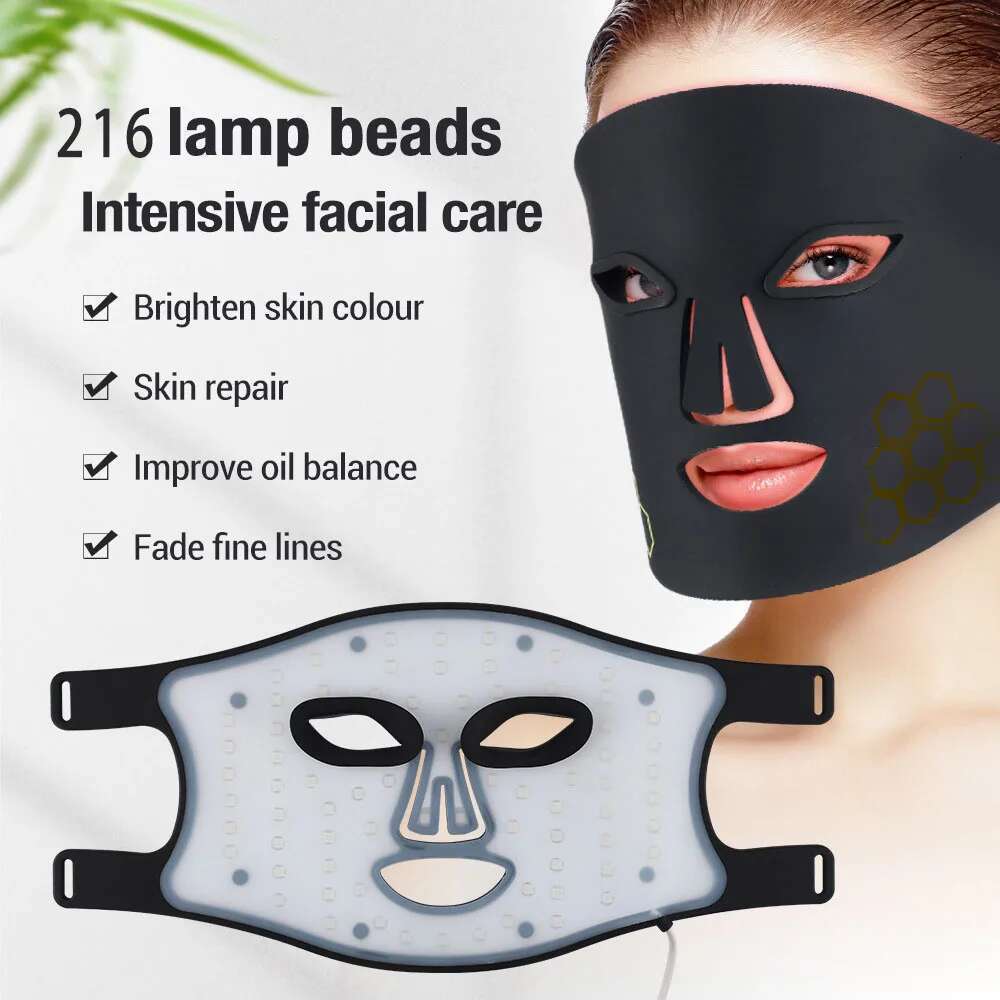 Red Light therapy Mask 460nm 660nm 850nm LED Beauty Devices Face Instrument Rejuvenation Anti Aging Wrinkle Skin Repair