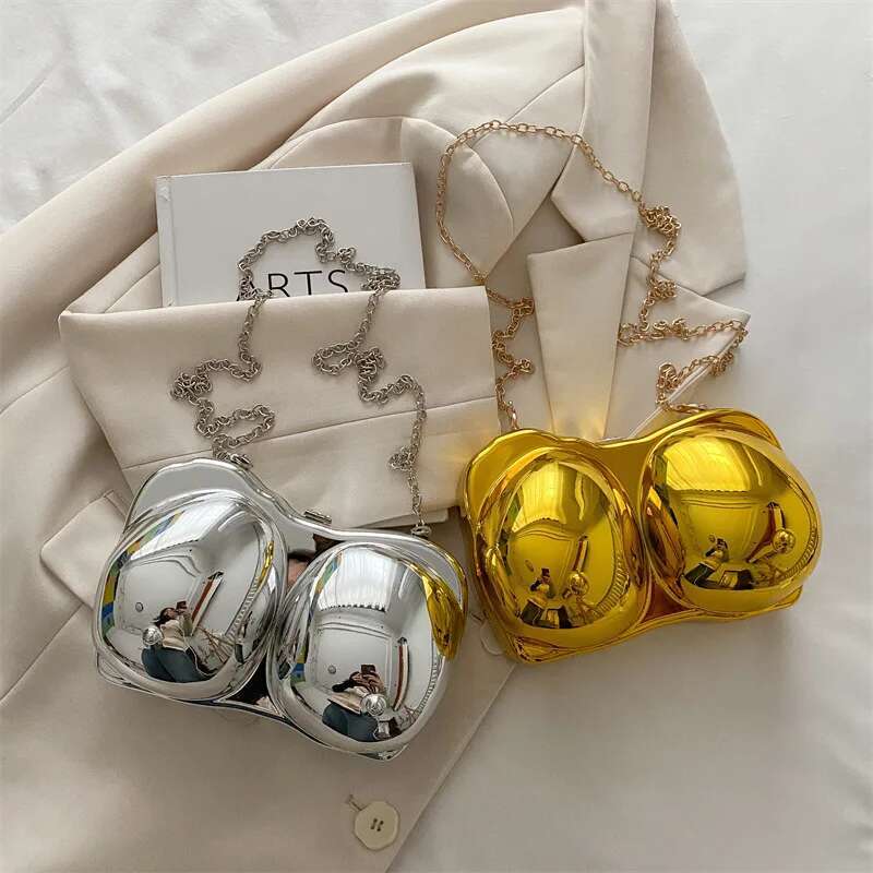 Acrylic Gold Purse Designer Handbags High Quality 2025 Glamorous Wedding Evening Bag Fashion Purses For Women Ins