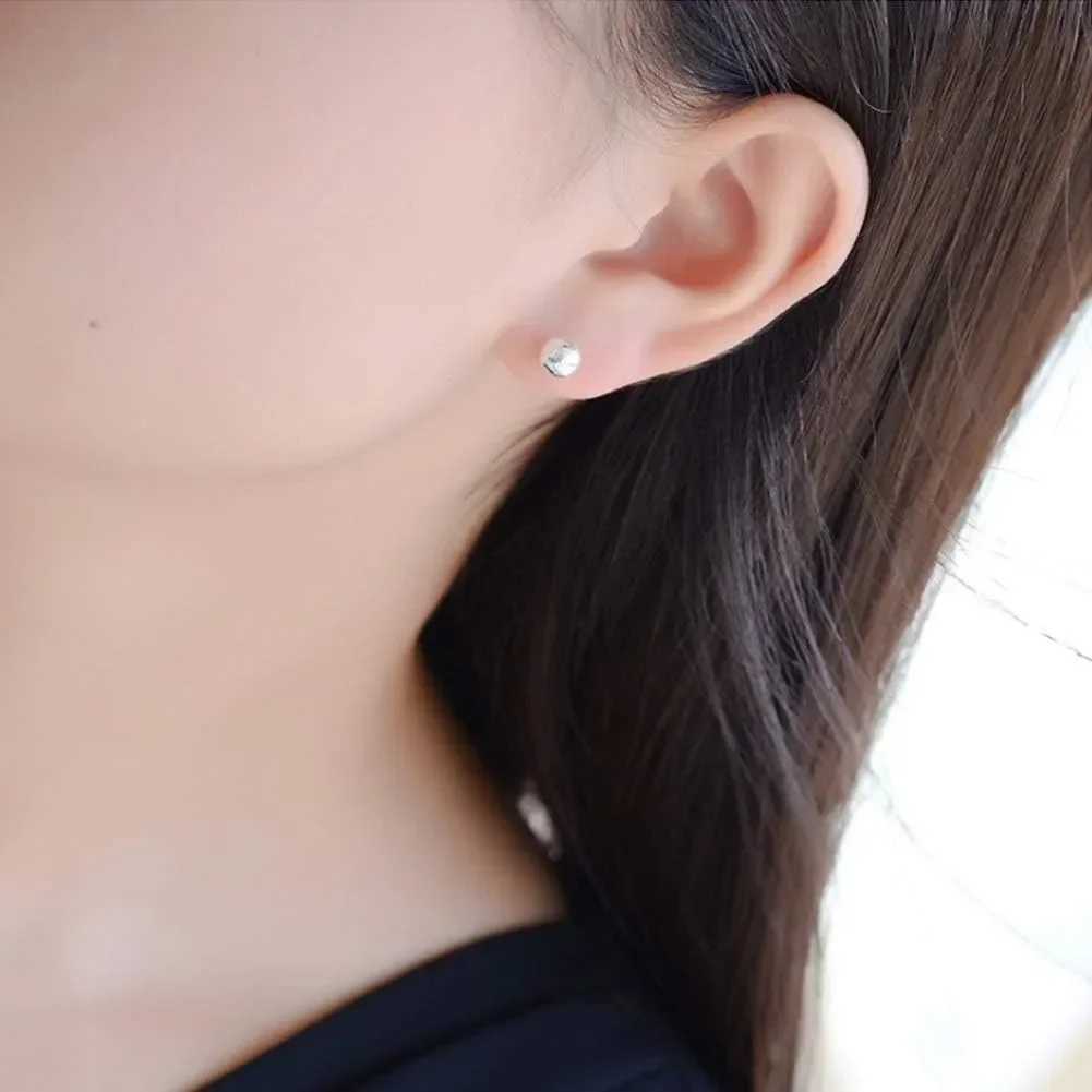 925 Sterling Silver Stud Earrings for Women Sterling Silver Earrings Multiple Piercings 5 Pairs Earrings Set 2mm 3mm 4mm 5mm 6mm Z250408