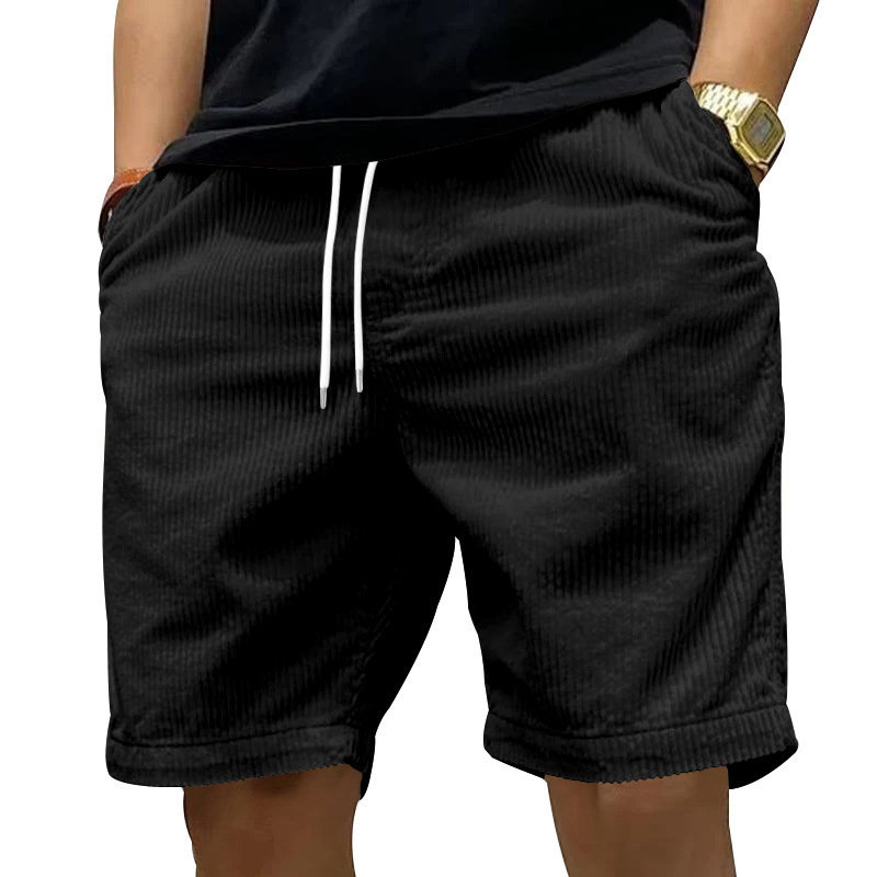 2025 New Designer Men Shorts American Style Workwear For Summer Instagram Corduroy Trendy Men's Casual Shorts