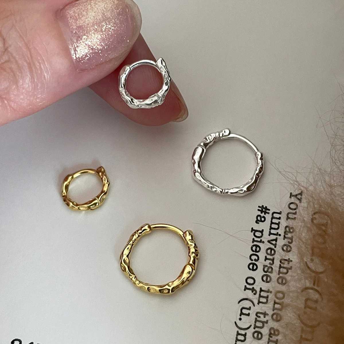 925 Sterling Silver Earrings Temperament Simple for Women Wedding Jewelry Accessories Z250408