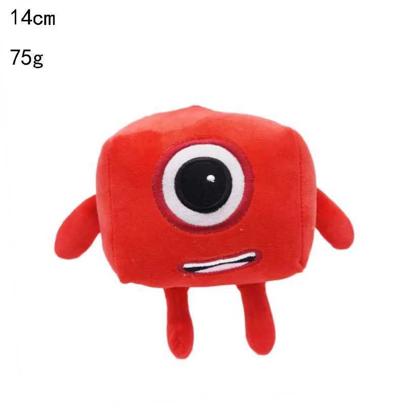 14-30cm Cartoon Digital Plush Doll Toy Education Fill Movie TV Digital Toy Early Childhood Education ToyXJ250409