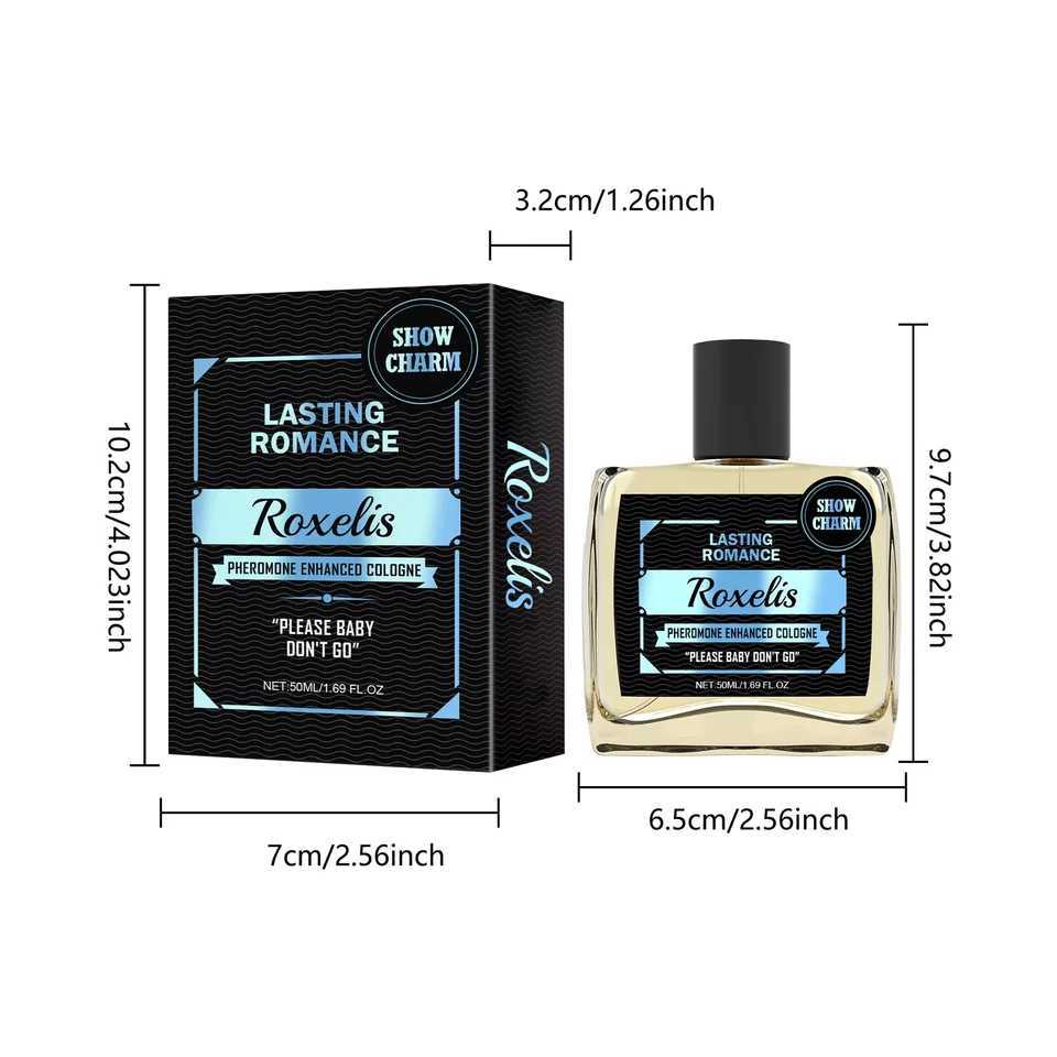 Roxelis 50ml Cologne Pheromone perfume Bergamot Amber Wood Long Date perfume Floral Flavor Flirting Men perfume MistXJ250409