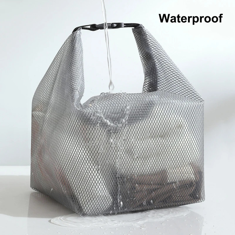 Large capacity waterproof cosmetic storage bag portable handbag 250408