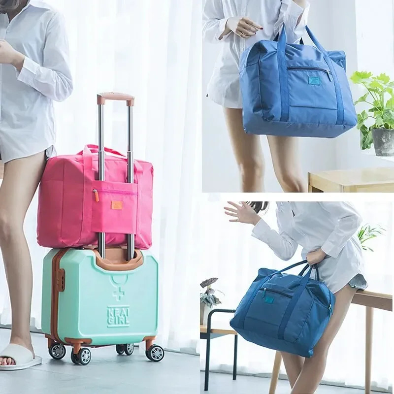 Lightweight and Foldable Travel Luggage Bag A unisex handbag suitable for weekends overnight stays 250408