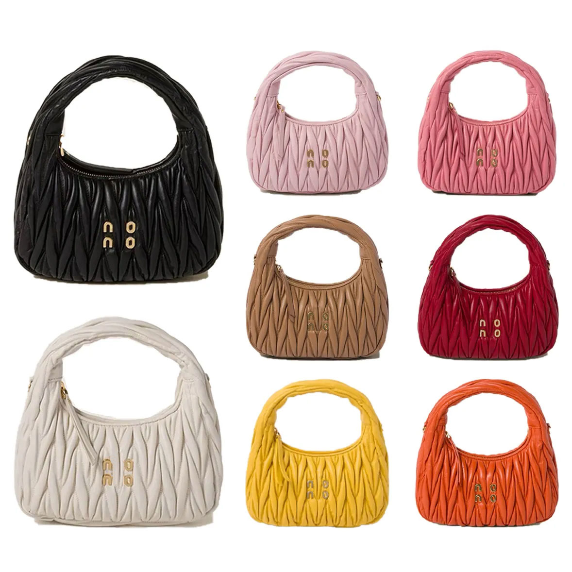 Luxury Designer Bags Top Quality Shoulder Bags Wallets Letters Label Leather Crossbody Underarm Bags Wander Matelasse Fashion Handbags Women's Purse