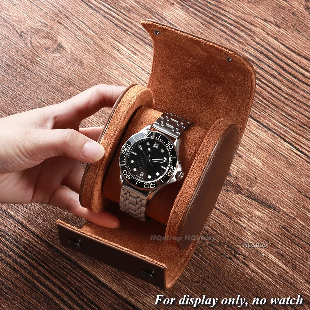 Portable Watch Storage Box PU Leather Watch Roll 1 2 3 Slots Travel Bag Gift Case Vintage Wristwatch Organizer Watches Pouch 251107