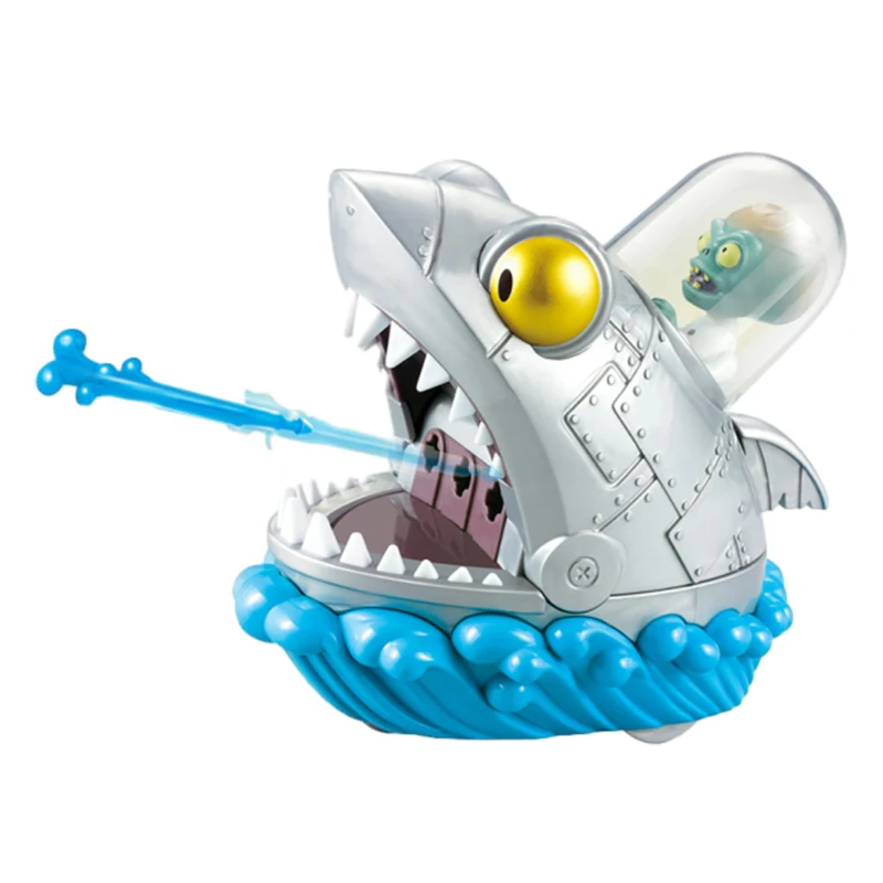 Plants Vs Zombies 2 Licensed Shark Mech Boss Pull Back Car Battle Set Bulk Stock Collectible Action Figures Strategy Game Family Kids Gift