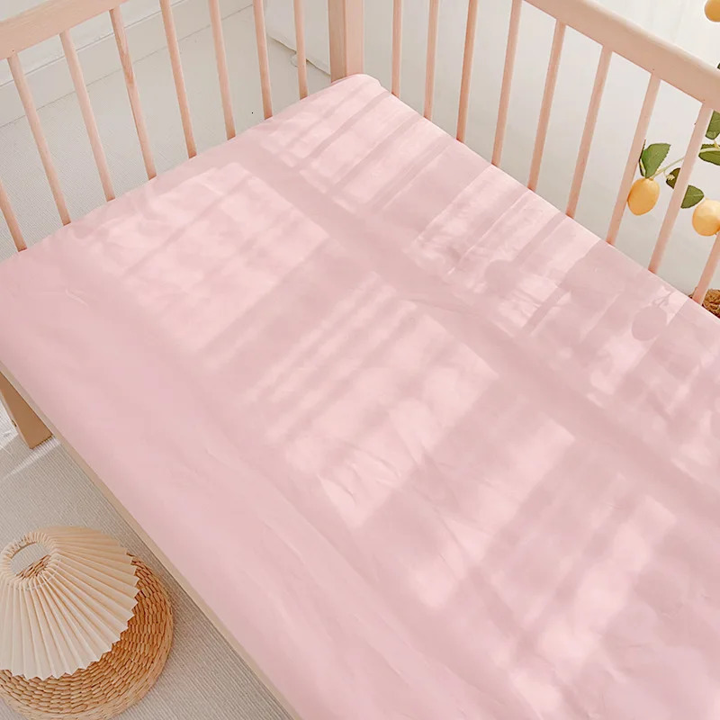 born baby crib bed sheets suitable for boys and girls cotton cartoon printed linen bed sheets for all seasons 250409