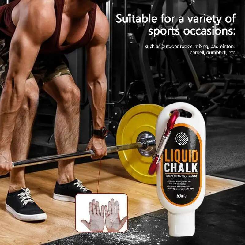 Sports Powder Fiess Lifting Anti Slip Cream Grip Liquid Magnesium For Pole Dancing Rock Climbing Indoor