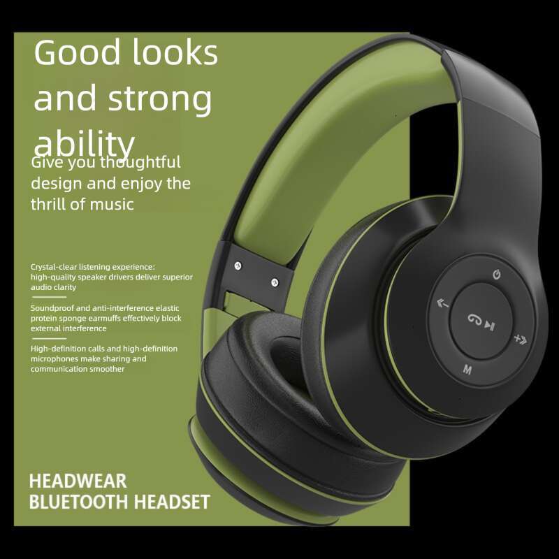 Famous Brand DR Head Mounted Children S Wireless Online Class Call College Style Bluetooth Headphones