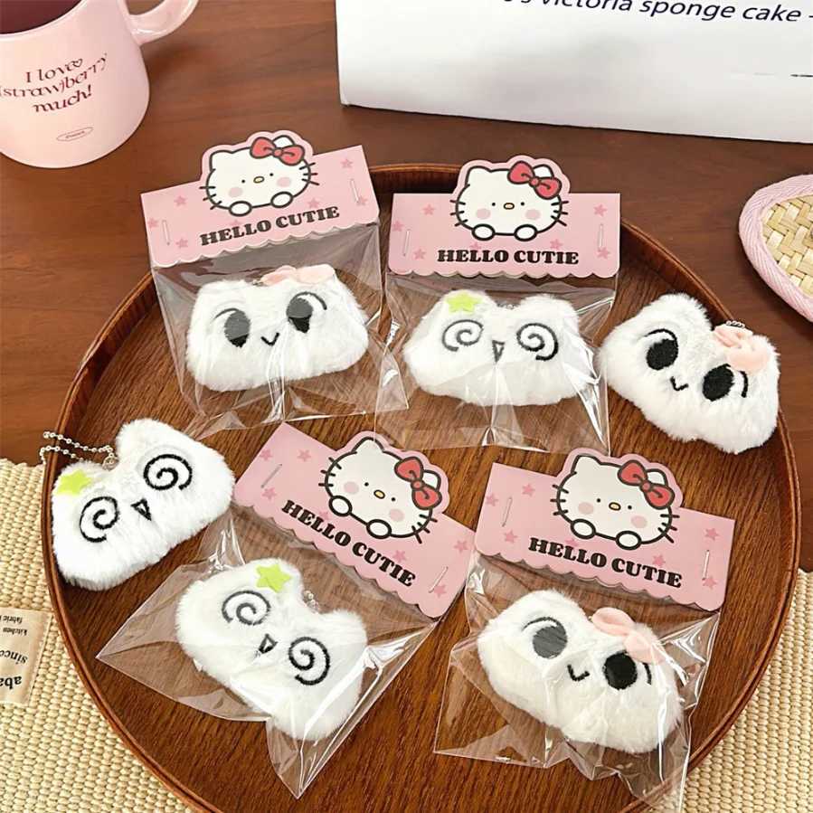 New Cute Plush Cat Doll Pendant Girl Heart shaped Backpack Pendant Super Cute Keychain Doll JewelryXJ250409