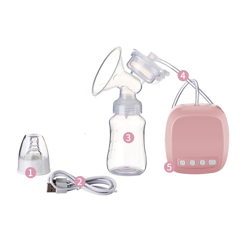Electric breast milk fully automatic electric milker milk ctor portable large suction painless silent 250403