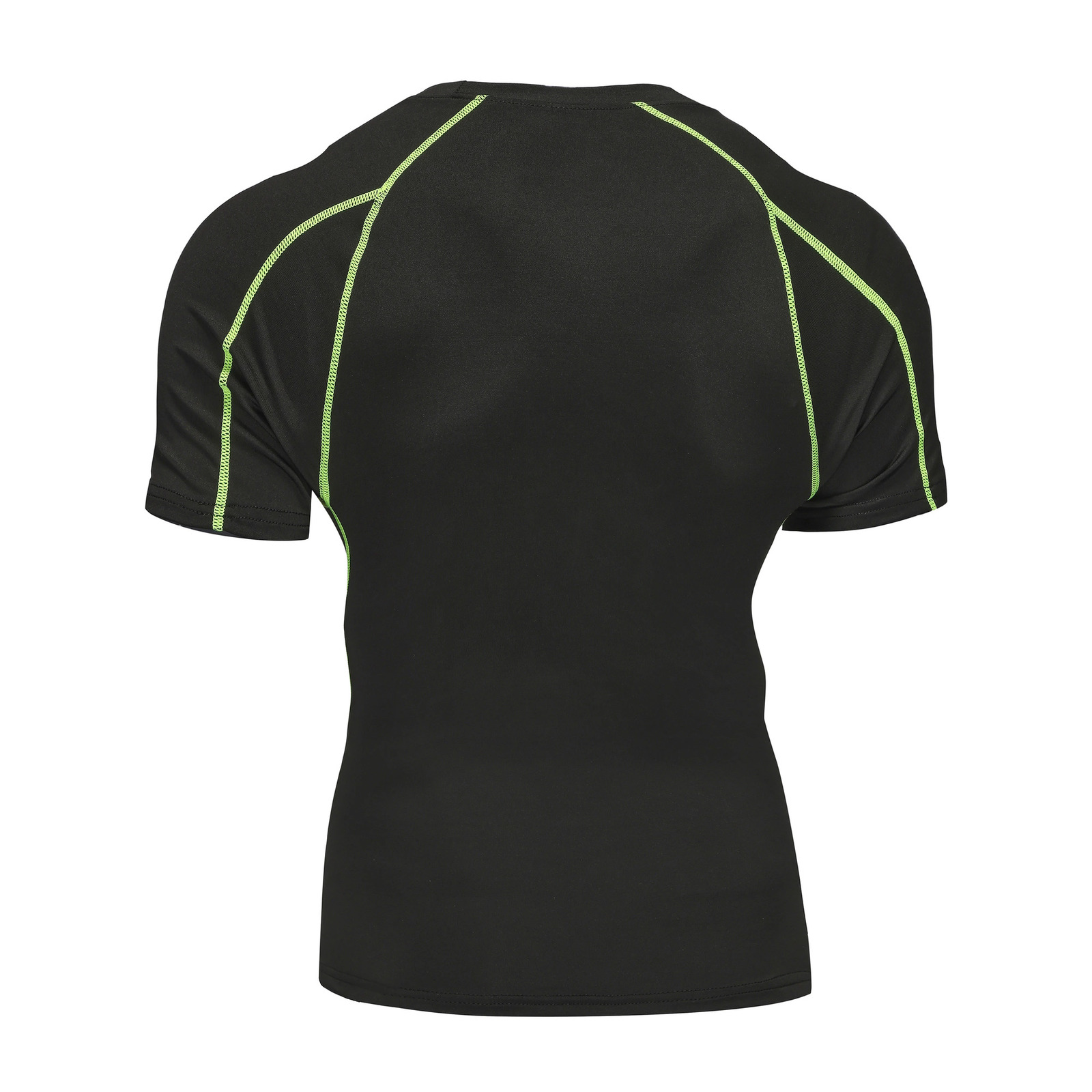 Mens running Tshirt summer sportswear tight fitting gym fitness top Tee elastic sports compression shirt 250409