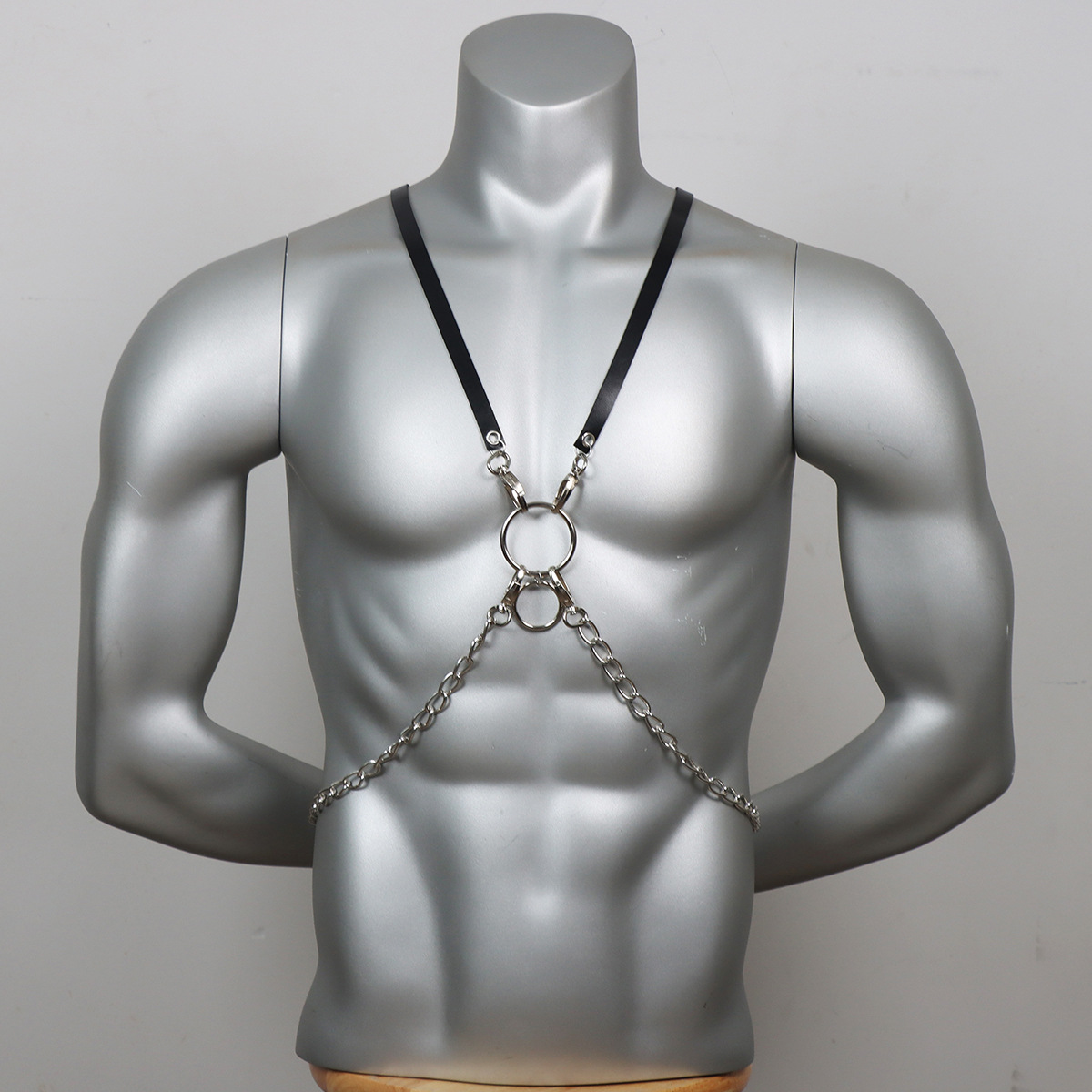 Stage Wear Dance Accessories Leather Punk Chest Straps Harness Belt Carnivals Dance Costume