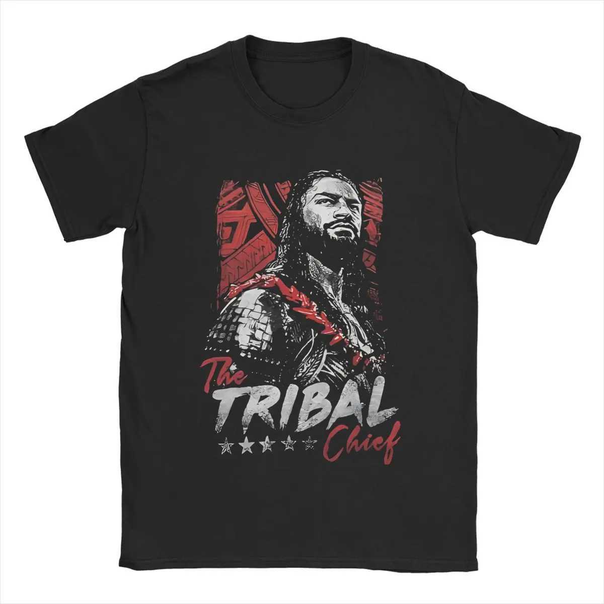 Roman Reigns Horde Leader Mens T-shirt Wrestler Fun and Great T-shirt Short Sleeve Round Neck T-shirt 100% Cotton New MochiXJ250409