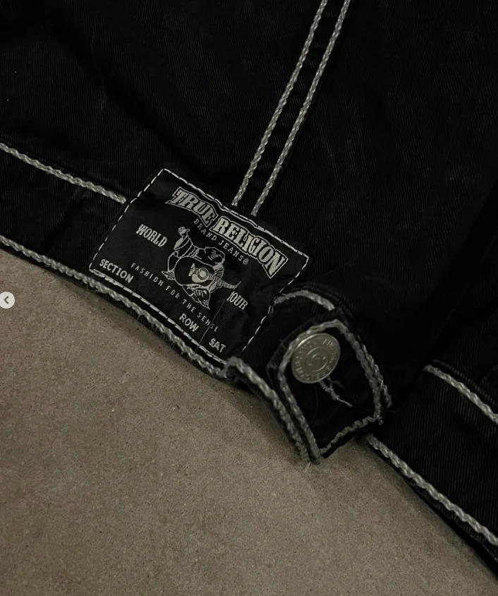American fashion retro Y2k denim jacket street clothing letter embroidery motorcycle sports jacket thick mens clothing 250408