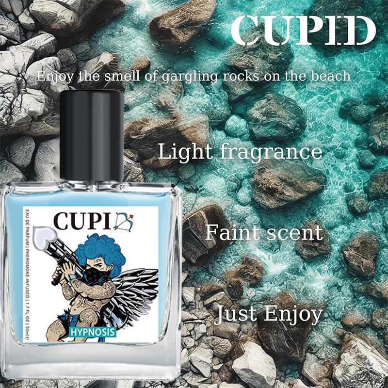 Cupid hypnosis perfume pheromone mens perfume perfume that attracts women Cologne that lasts for a long time smell of flirtation body fog for womens d