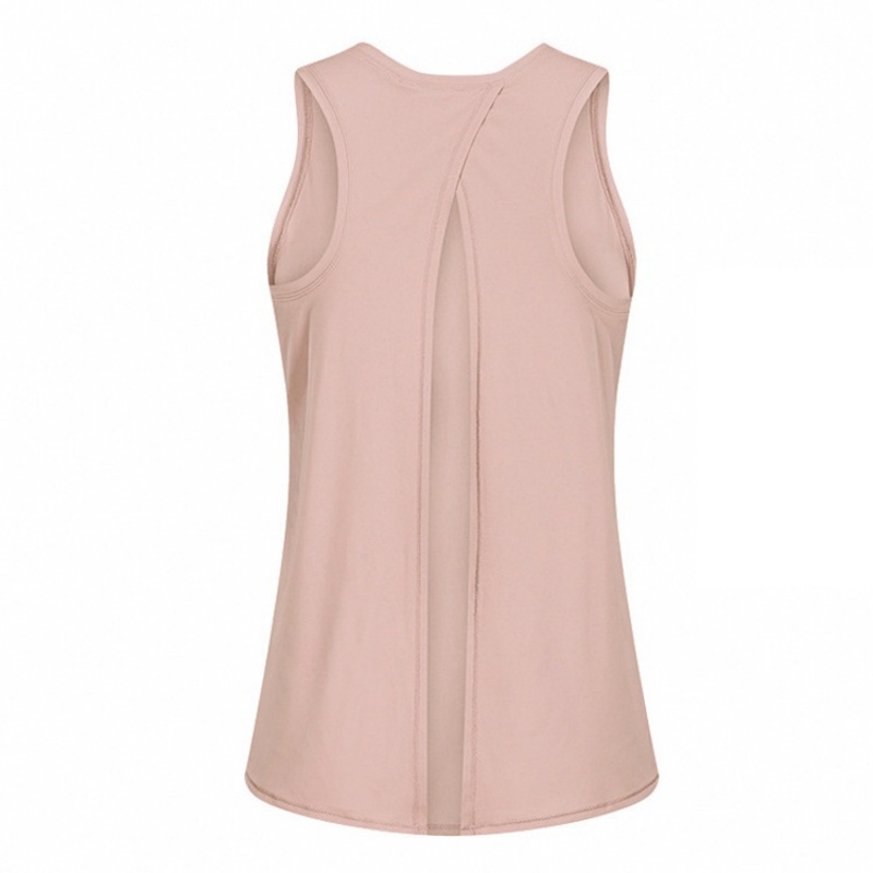 Breathable Sleeveless Yoga Clothes Women Sports T-shirt Vest Summer Running Fitness Top Loose Cover Shirt Beautiful Back Quick Drying