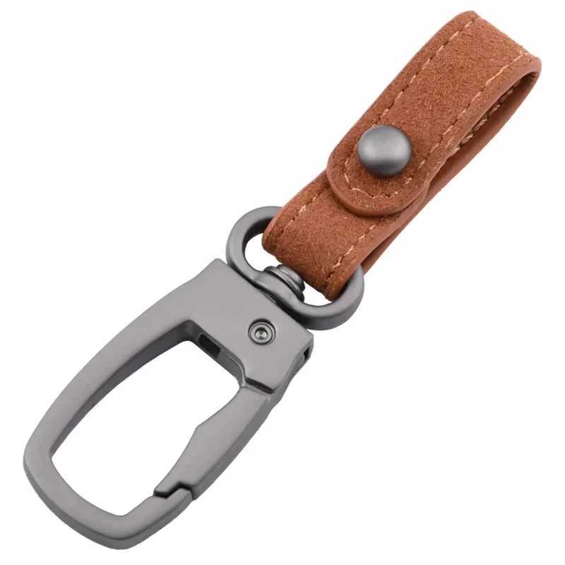 Fashionable handmade keychain genuine leather keychain DIY car keychain keyholder keychain organizer charming keychain accessoriesXJ250409