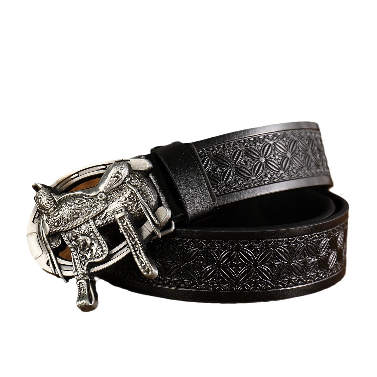 Garrblen Men Belt er Classic High Quality Genuine Vintage Cowskin Pin Buckle Beltsretro Waistband Male Belts 241018