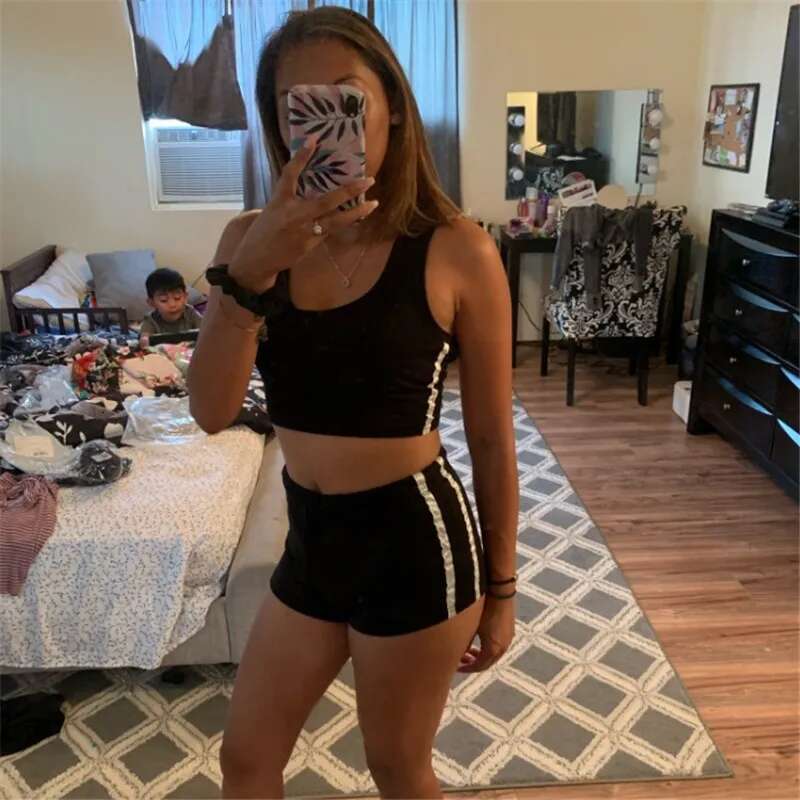 Sports Set Belt Suit Padded Bra Sleeveless Tops+Belt Shorts Fiess Running Two Piece Tracksuits For Women Yoga Sets