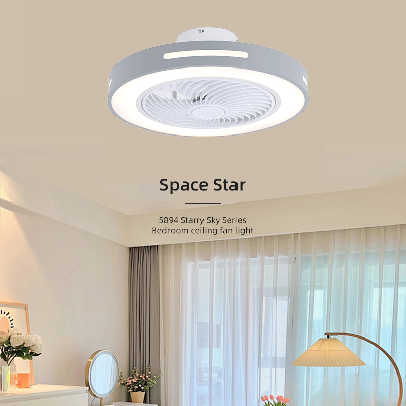 High Efficiency Bed Room Ceiling Fan-Light Combination Featuring Silent Wind Flow and Bright Illumination-5894
