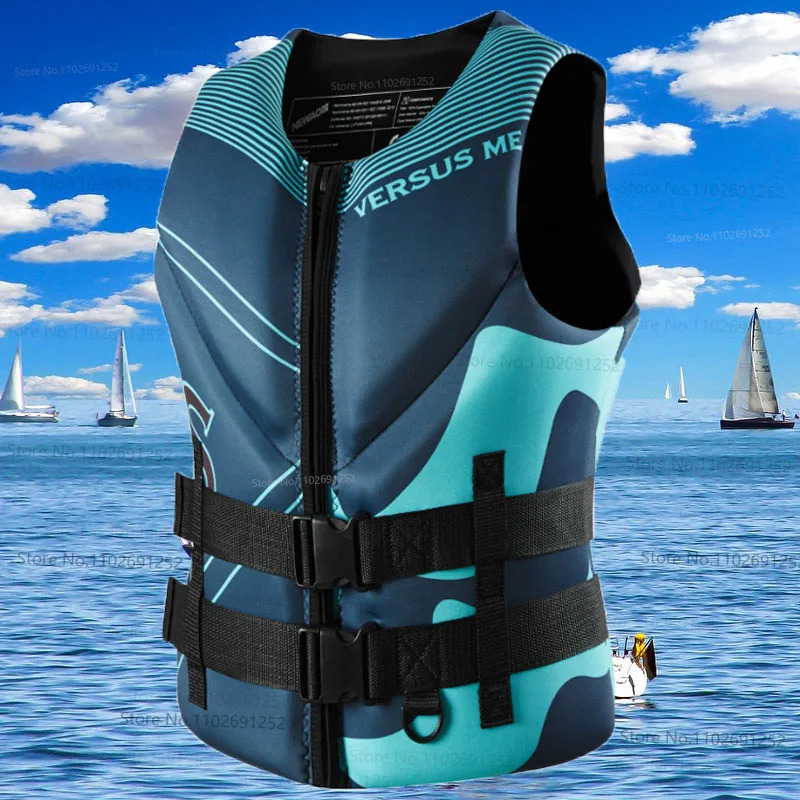 Adult water sports swimming surfing life rafts kayaking fishing jet skiing life vests super inflatable chloroprene rubber life jackets 250409
