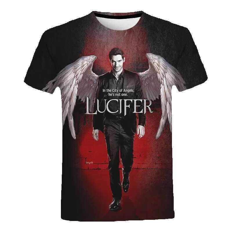 3D TV series Lucifer Men and Women from the School of Economics, short sleeved, casual streetwear, fashion, popular, Y-Haruku, Respzed, 2021