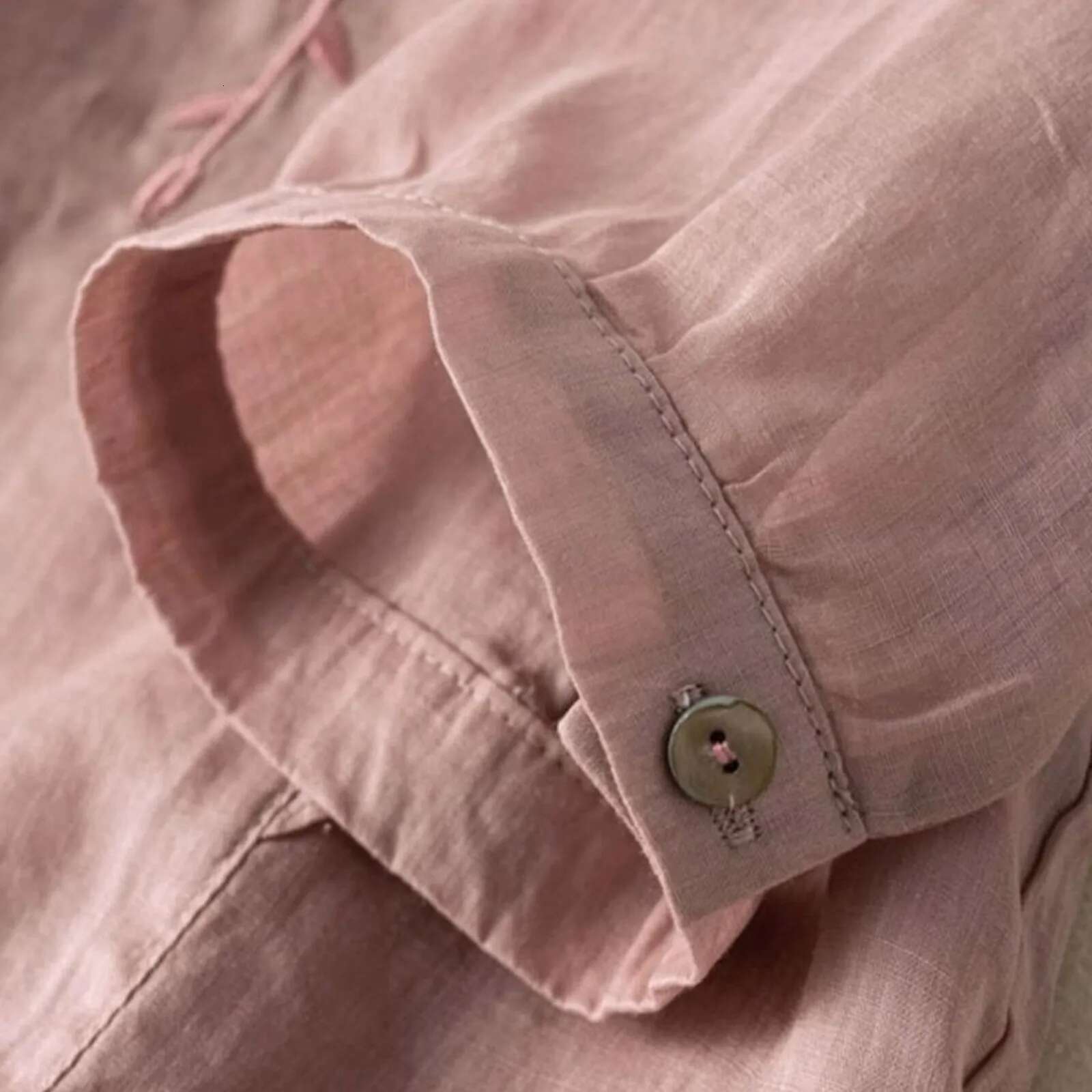 Dongdumaoyi Loose Artistic Retro Cotton Linen Women Top Wide Versatile Summer Ethnic Small Shirt Comfortable Casual Style T Shirt