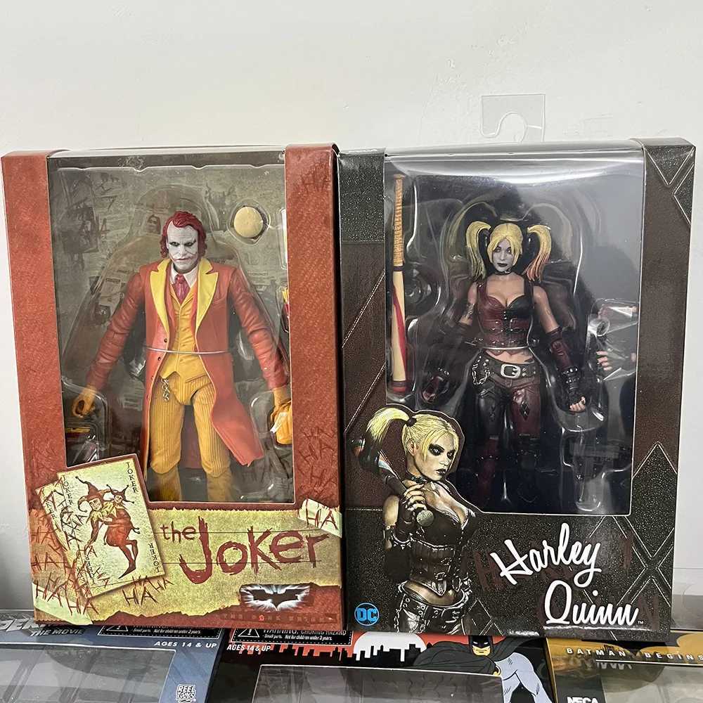 Neca Joker Character Mafex Superman Harley Quinn Action Character Cartoon Classic Character Set Model Birthday Toy X250409