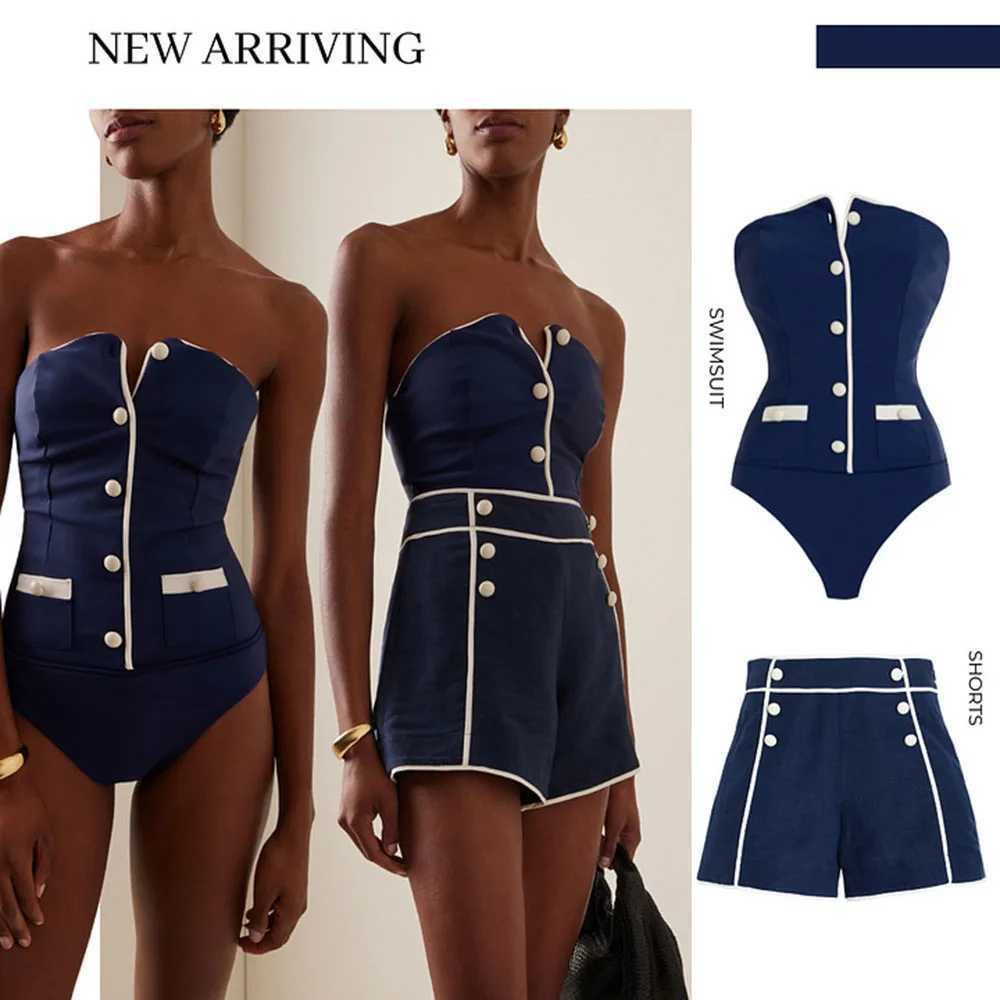 2025 one-piece swimsuit trend swimsuit with lid womens swimsuit black swimsuit swimsuitXJ250408