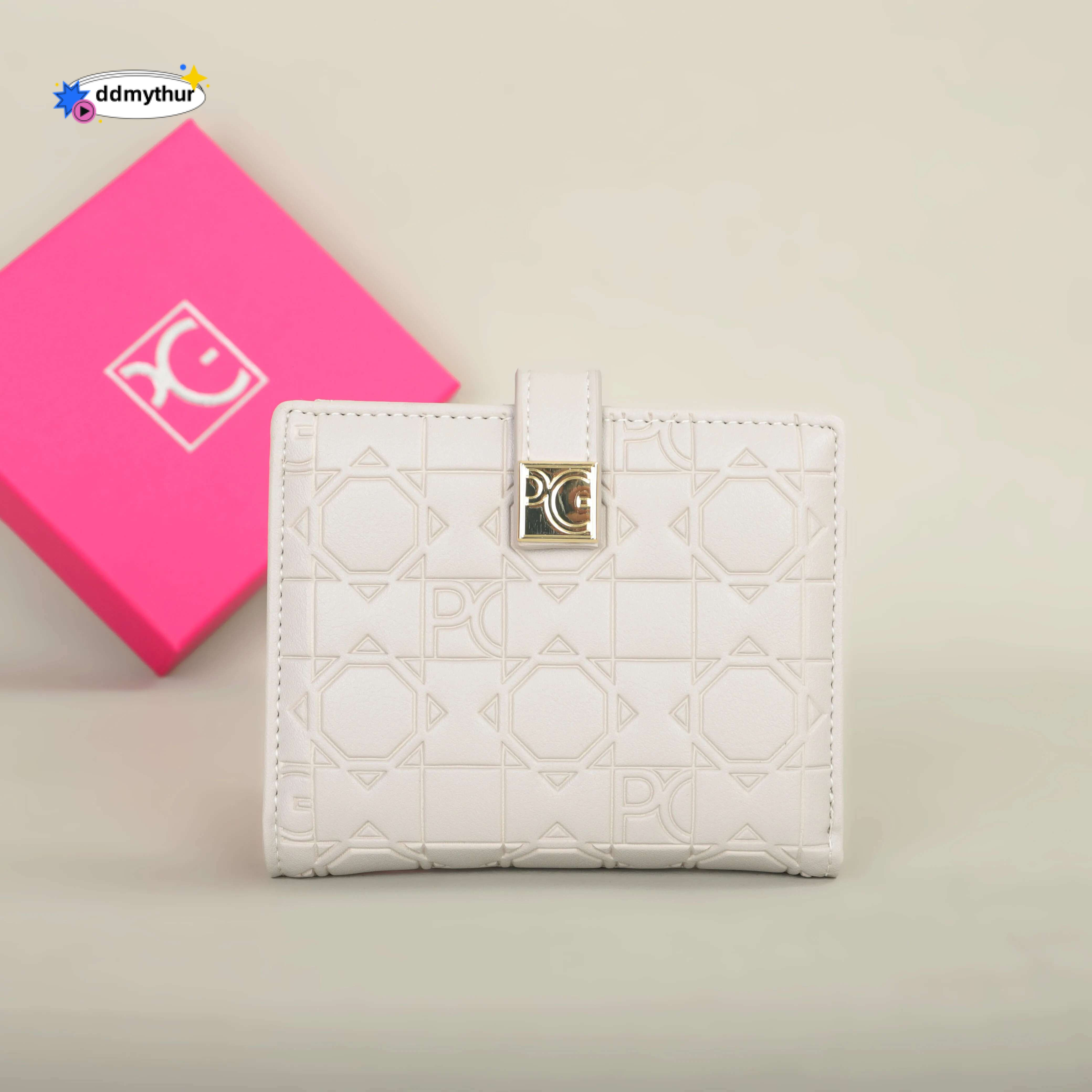 wallet Fashion Classic Retro Women's Universal Letter Printed Portable Card Bag Zero Wallet ddmythur