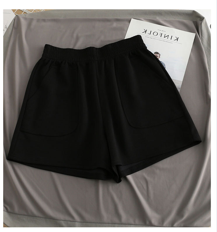 2025 New Designer Shorts Silk Smooth Cream Air Layer Wide Leg Home Shorts For Women's Summer And Edition Loose Fitting Thin High Waisted Casual C