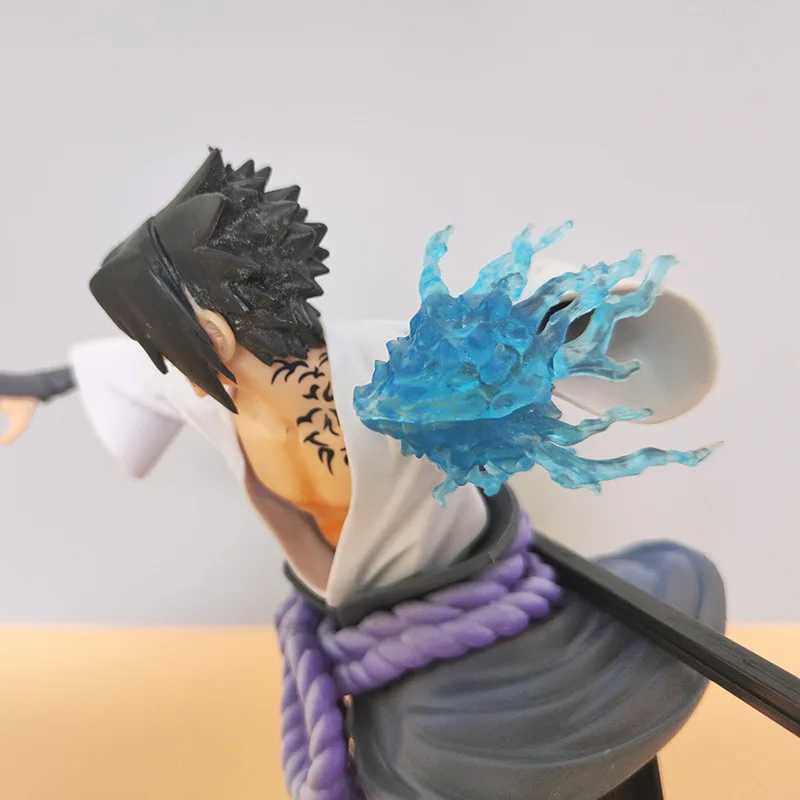 Sasuke Anime Action Character Toy 20CM Inland River Cartoon PVC Character Collection Desktop Decoration Model Doll Birthday Gift M250409